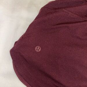 Lululemon Burgundy Athletic Shorts